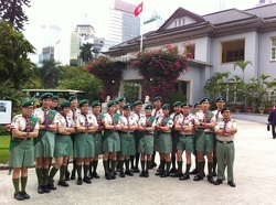 本校童軍出席2012香港禮賓府人潮管理服務