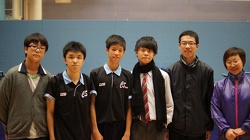 Hong Kong Inter-school table tennis competition 2011-12