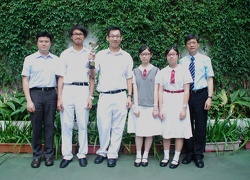 1 st Class Honour in the Geometric Constuction Section of the 27 th HK Math Olympiad held by EDB