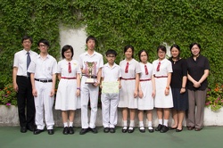 The English Debating Team wins the championship of HK Secondary Schools Debating Competition 2012-2013 Term 2  Hong Kong Island and Kowloon Senior Division A