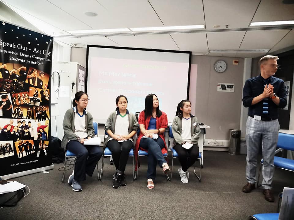 Students and advisor in the Competition Briefing Session