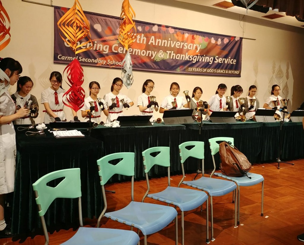 The 55th Anniversary Opening Ceremony _ Thanksgiving Service Handbell rehearsal