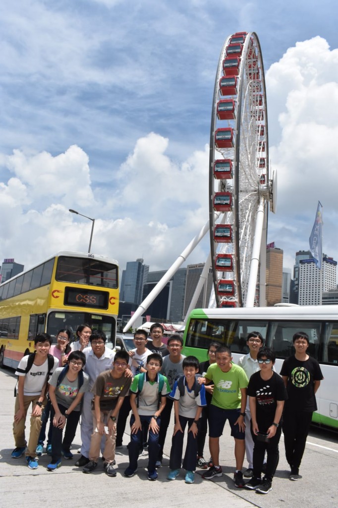 Taking a stop under the Observation Wheel